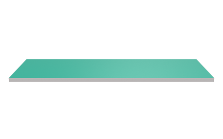 Trehylle 900x300 Teal