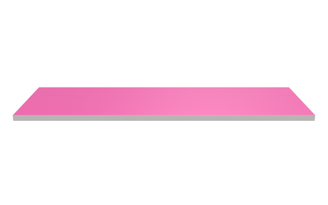 Trehylle 900x300 Rosa