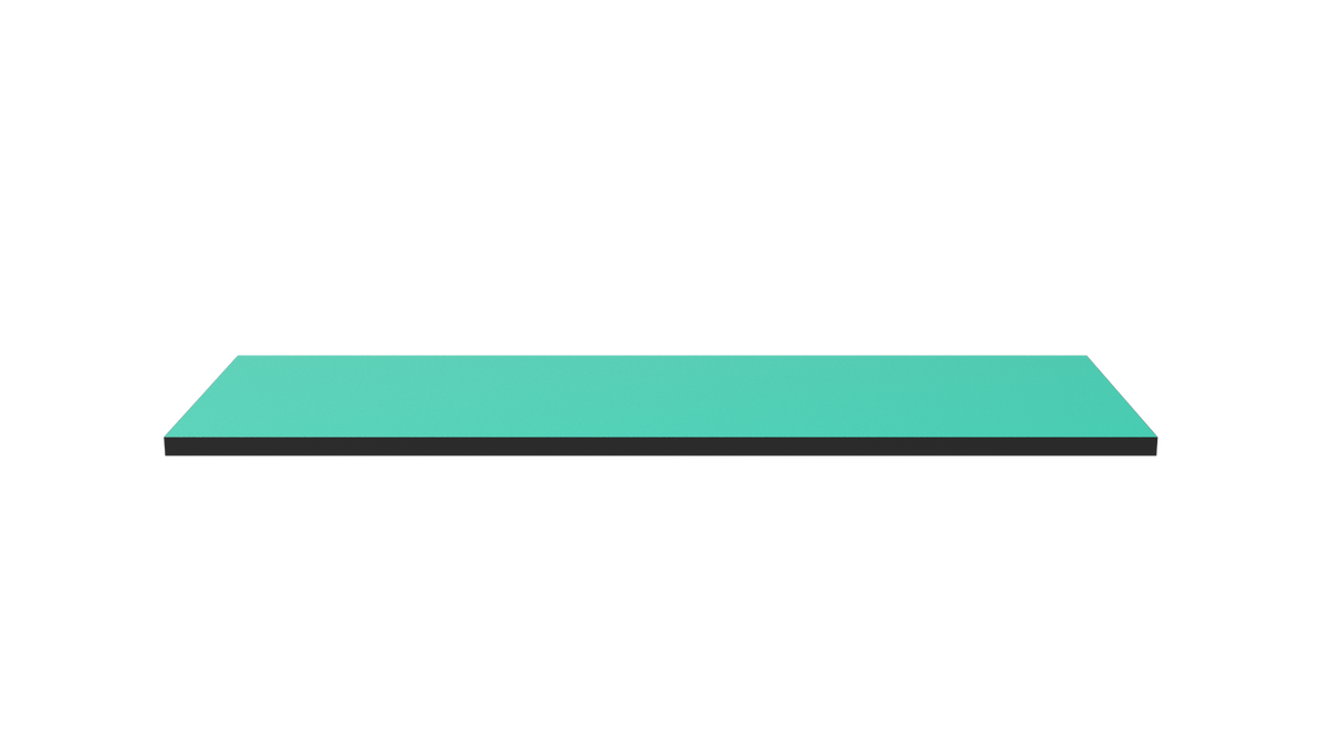 Houten plank 900x300 turquoise