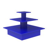 Piramīdas galds Zils