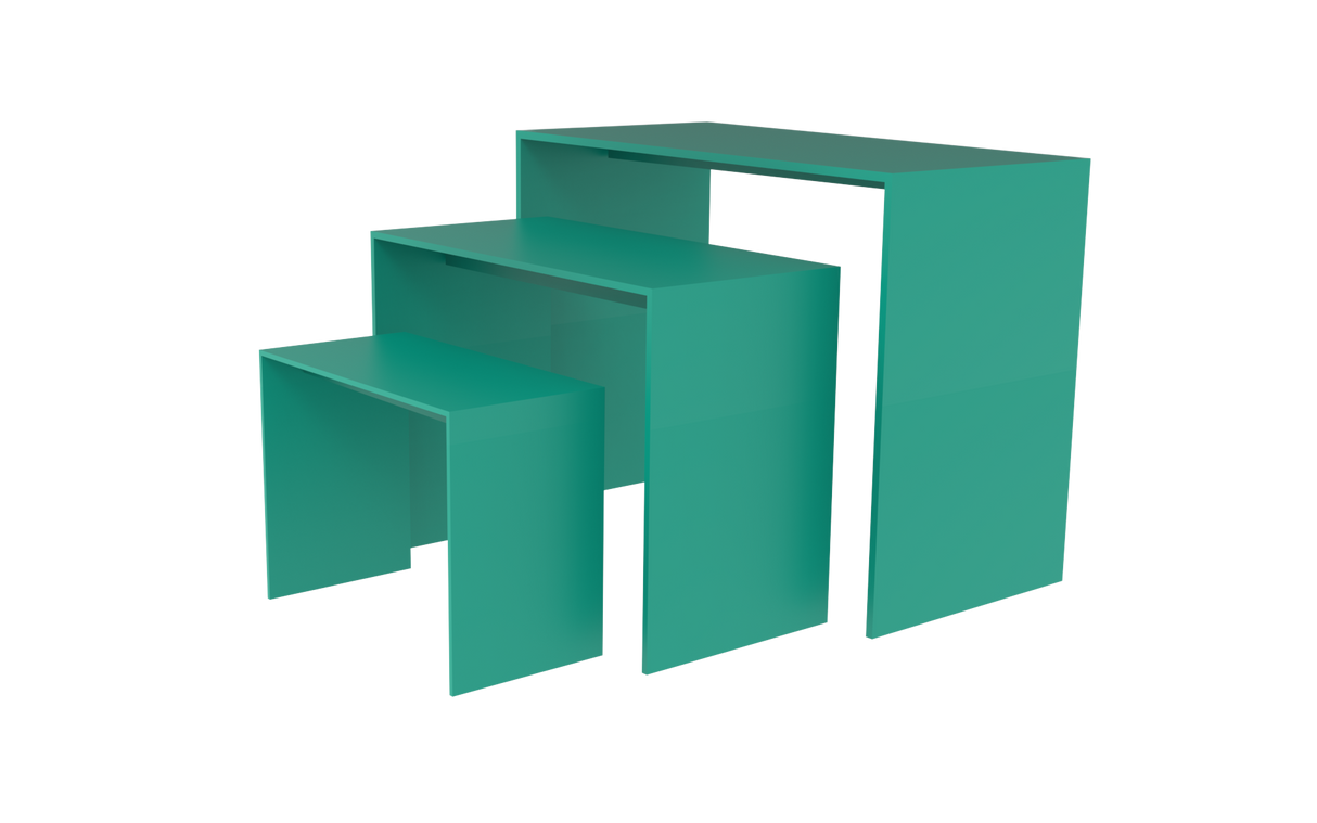 Utställningsbord Teal