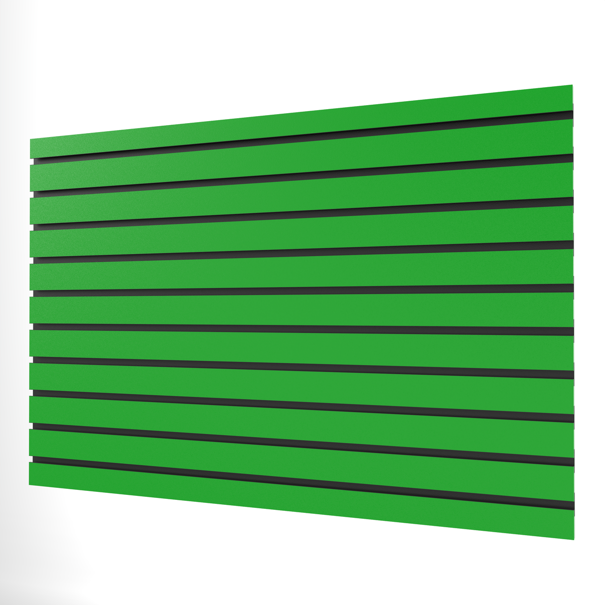 Green Slatwall Panel (1200mm x 800mm)