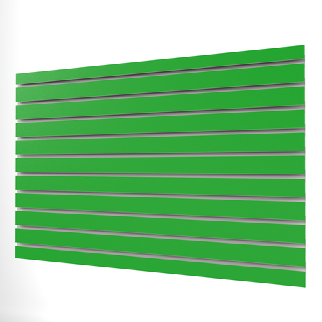 Green Slatwall Panel (1200mm x 800mm)