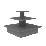 Piramīdas galds Pelēks