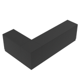 Butiksdisk L, Svart/Svart.