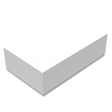 Butiksdisk L, Vit/Vit, (300x180)