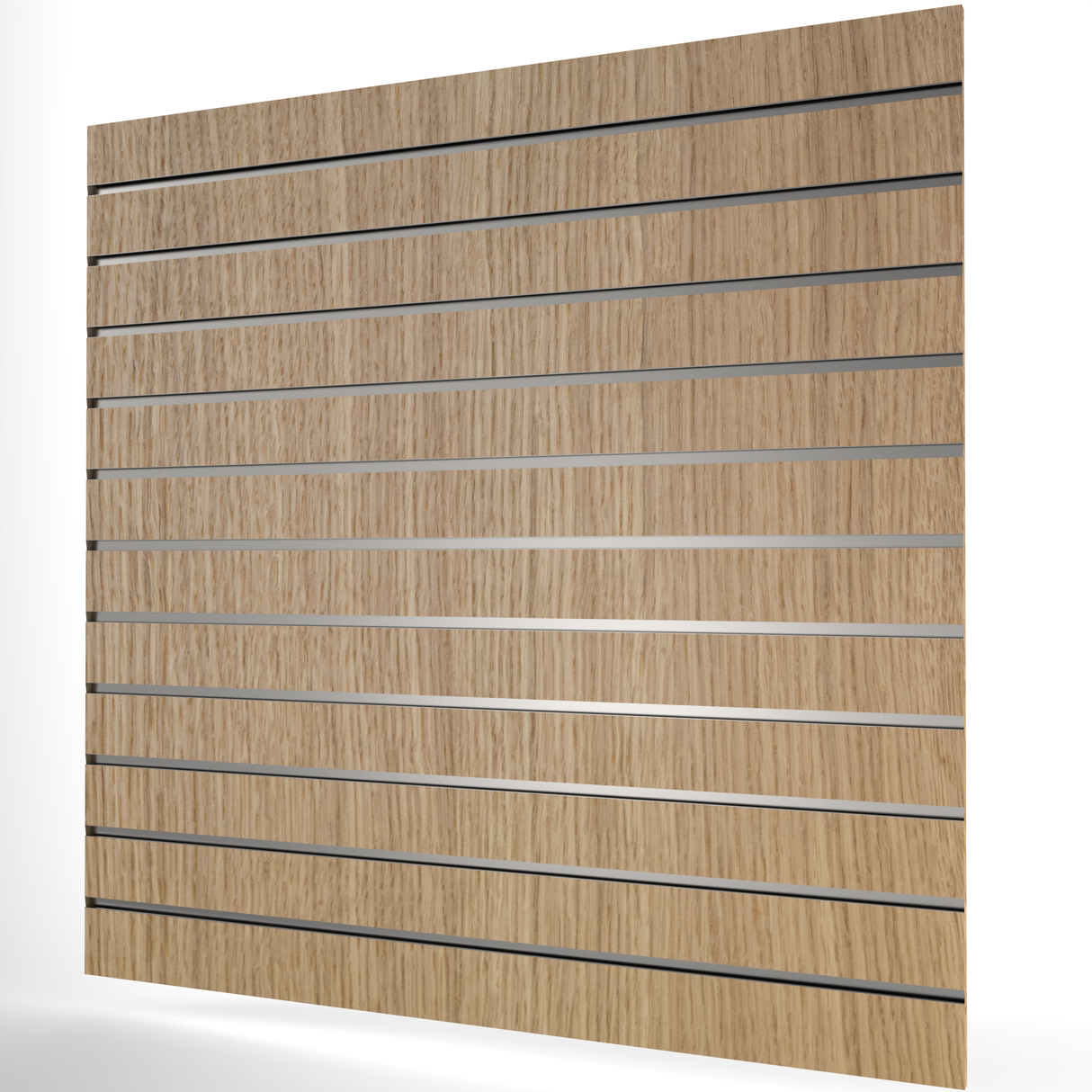 Eiken Slatwall Paneel (1200mm x 1200mm) 4ft x 4ft