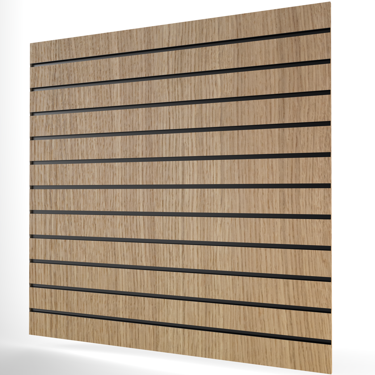 Eiken Slatwall Paneel (1200mm x 1200mm) 4ft x 4ft
