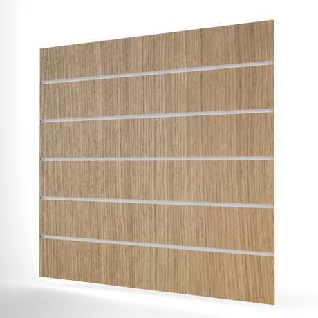 Oak Slatwall Panel (1200mm x 1200mm) 4ft x 4ft