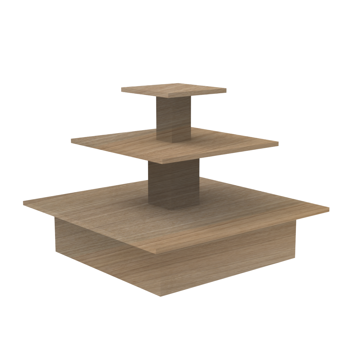 Table pyramide chêne