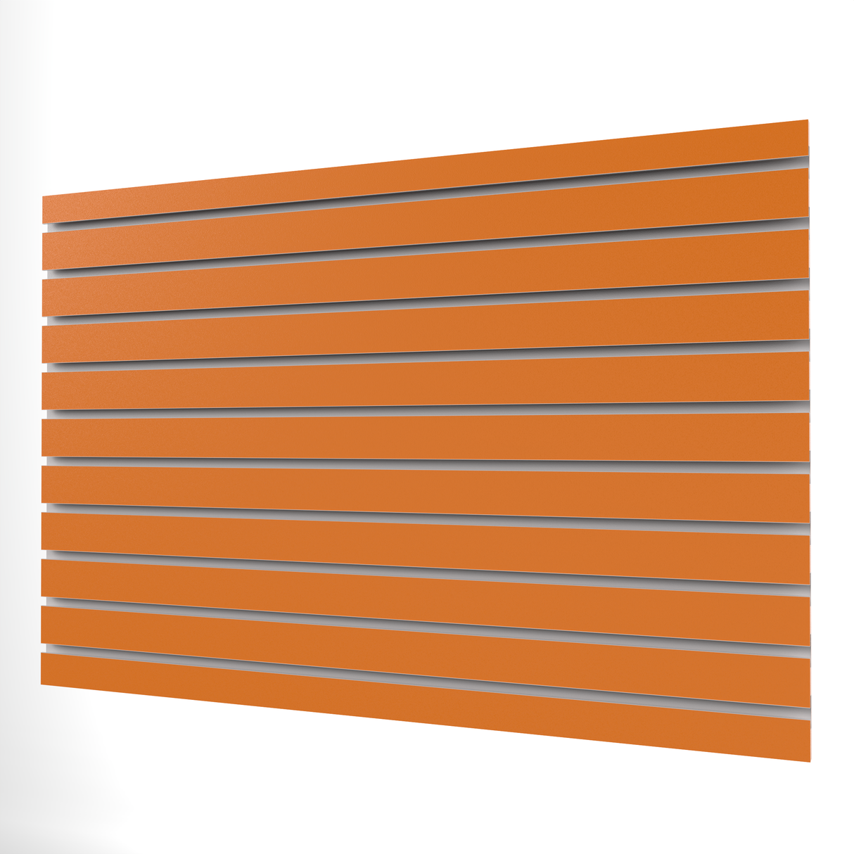 Orange Slatwall Panel (1200mm x 800mm)