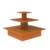 Piramīdas galds Oranžs