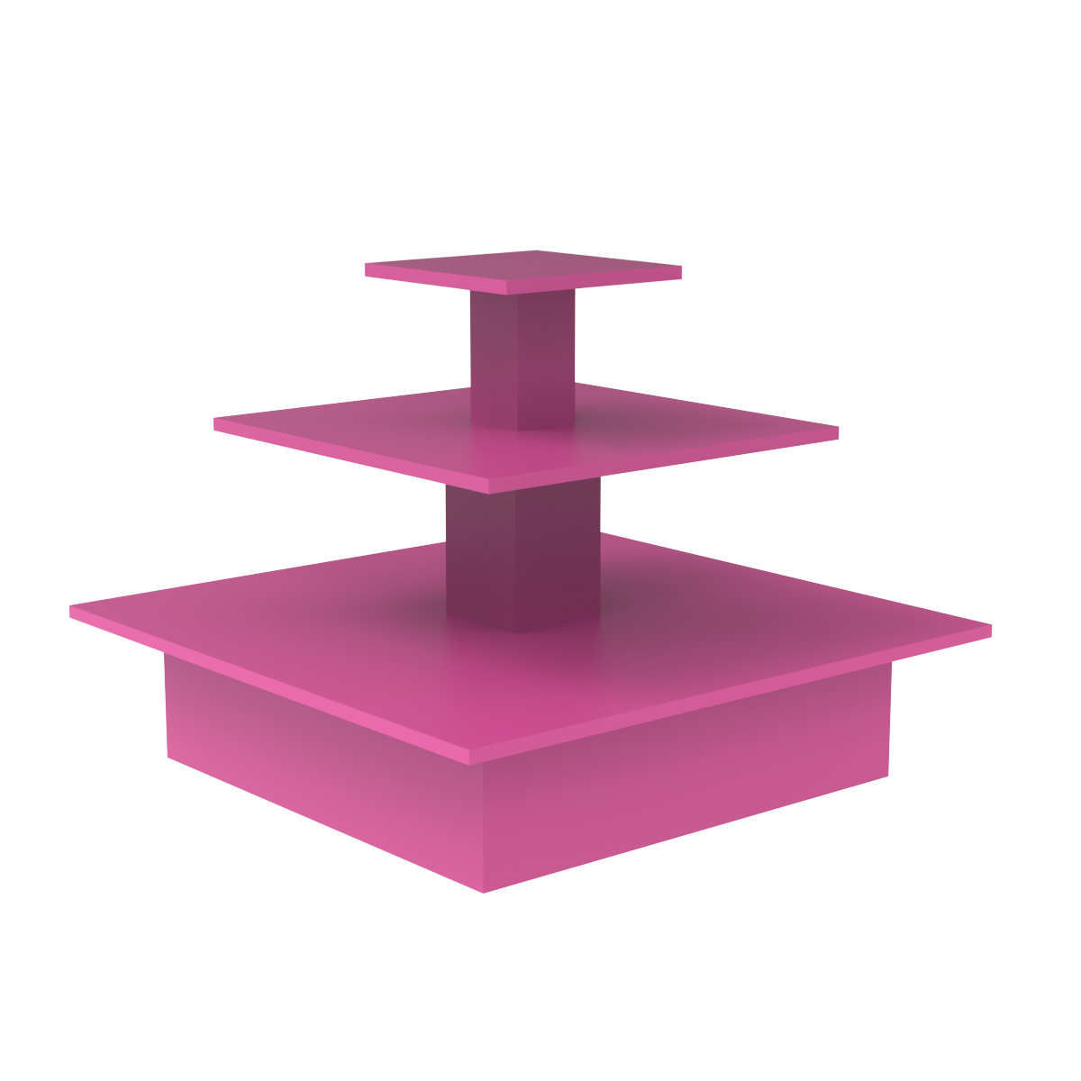 Table pyramide rose