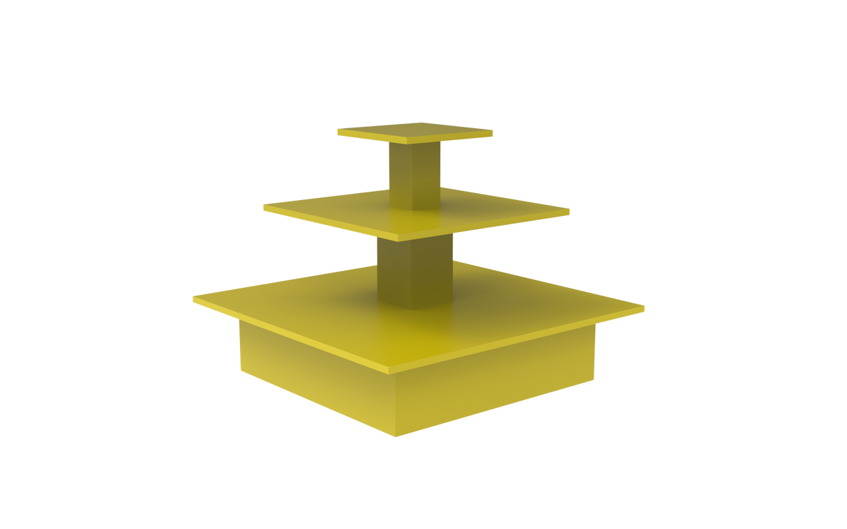 Pyramidbord Gul
