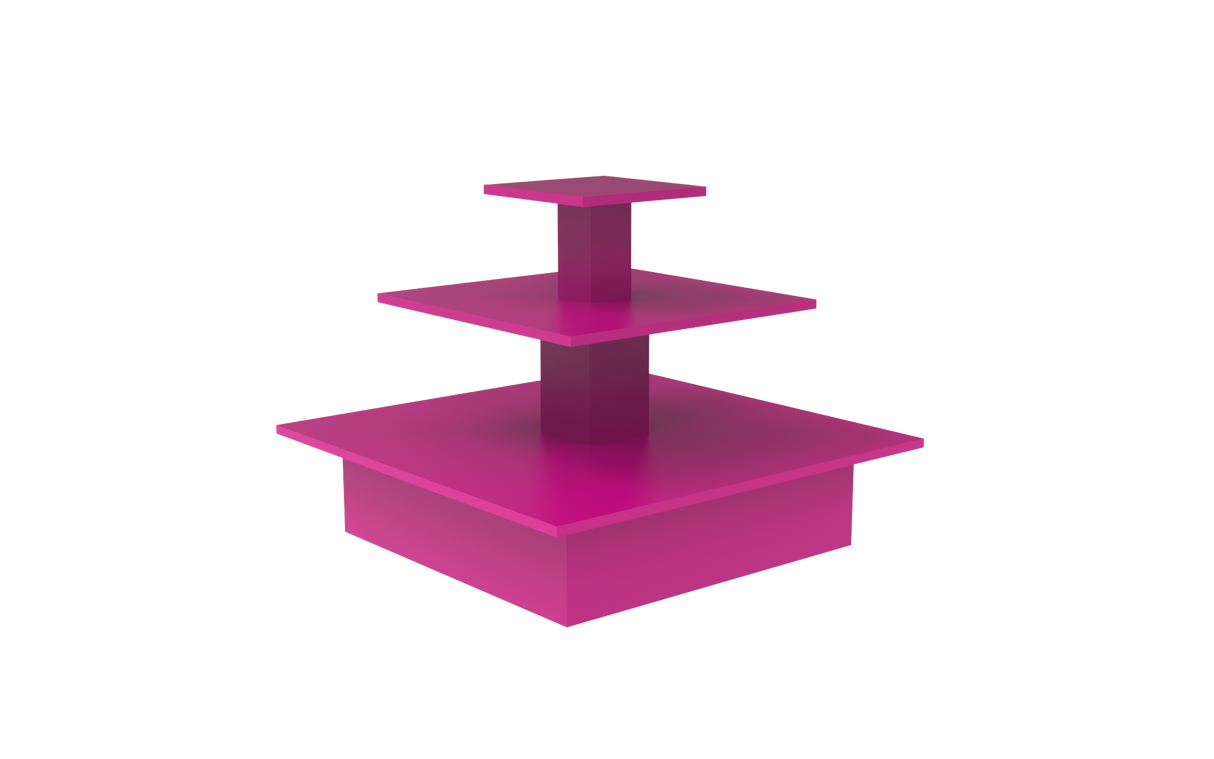 Pyramidbord Magenta