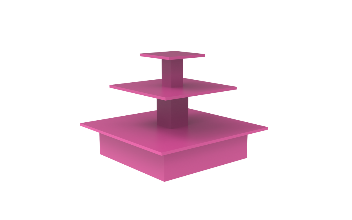 Pyramidbord Rosa
