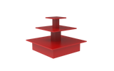 Pyramidbord Röd