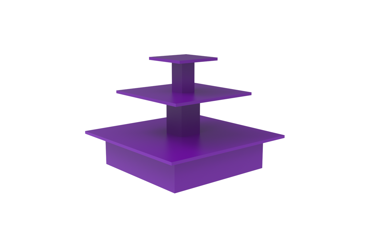 Pyramidbord Lila