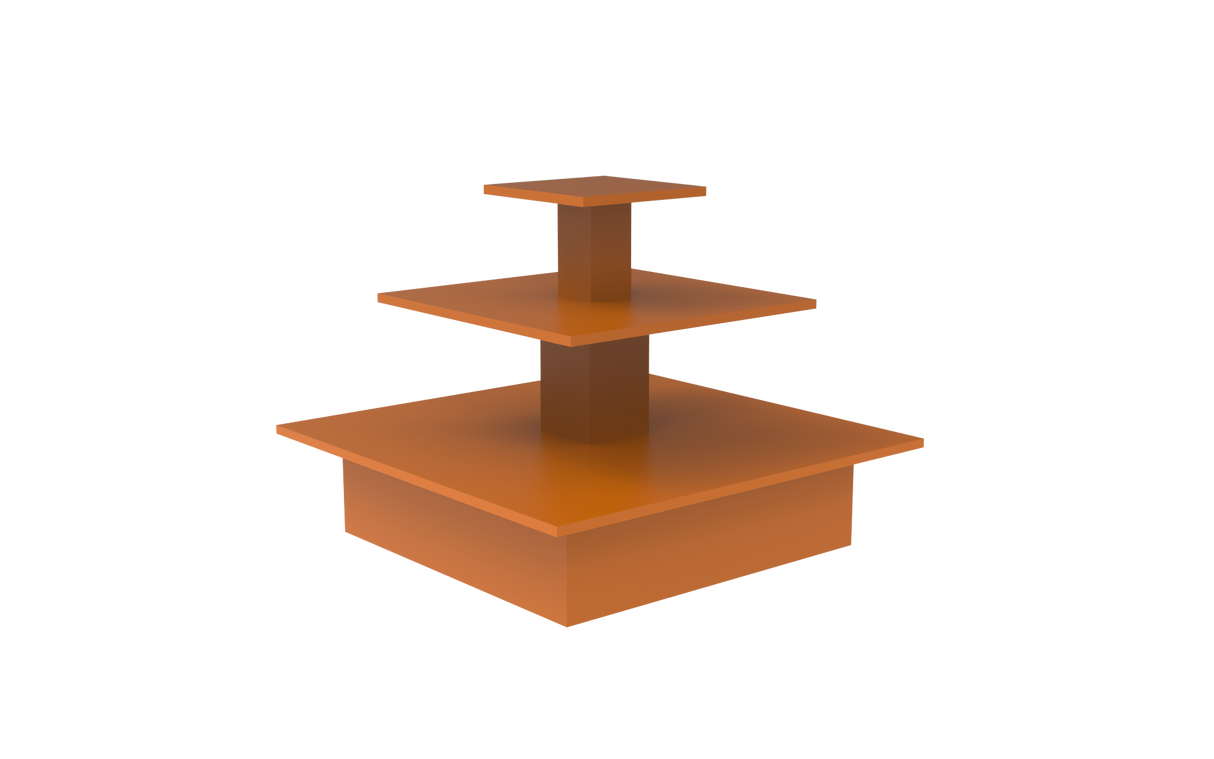 Pyramidbord Orange