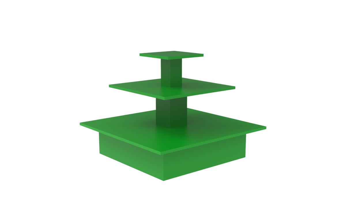 Pyramidbord Grön