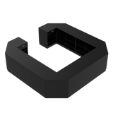 Butiksdisk O, Svart/Svart