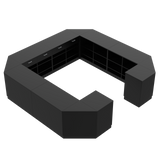 Butiksdisk O, Svart/Svart