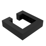 Butiksdisk H, Svart/Svart, (360x360)