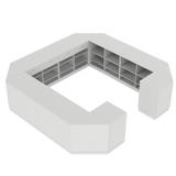 Butiksdisk O, Vit/Vit