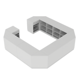 Butiksdisk O, Vit/Vit