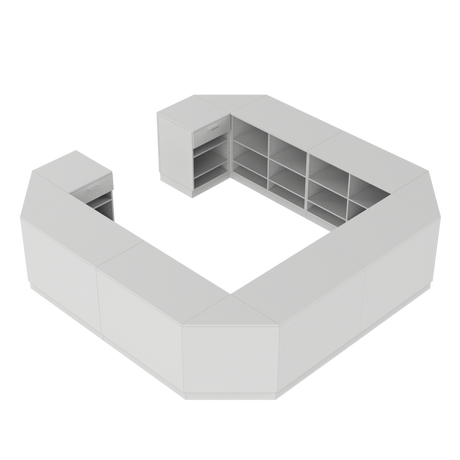 Butiksdisk O, Vit/Vit