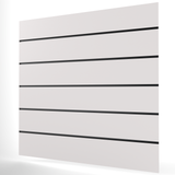 Vit Spårpanel (1200mm x 1200mm) 4ft x 4ft