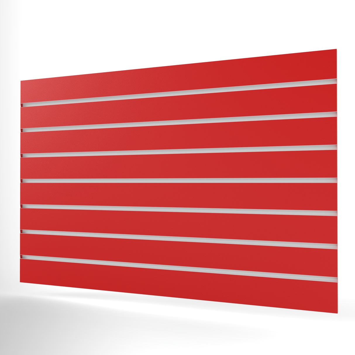 Red Slatwall Panel (1200mm x 800mm)