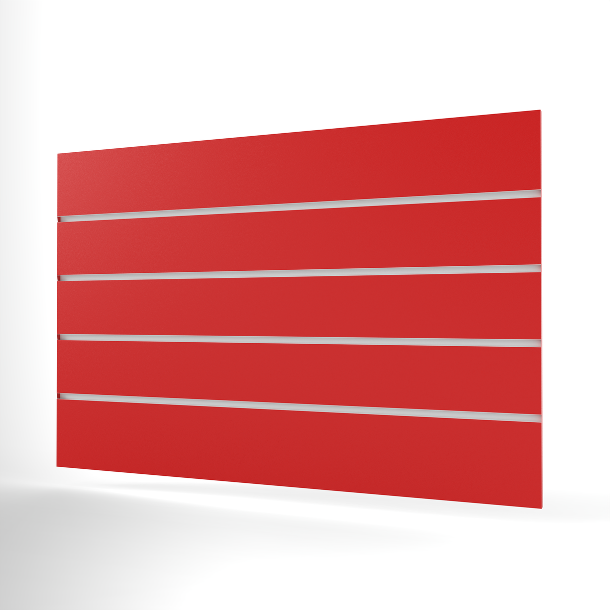 Red Slatwall Panel (1200mm x 800mm)