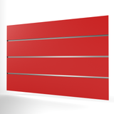 Red Slatwall Panel (1200mm x 800mm)