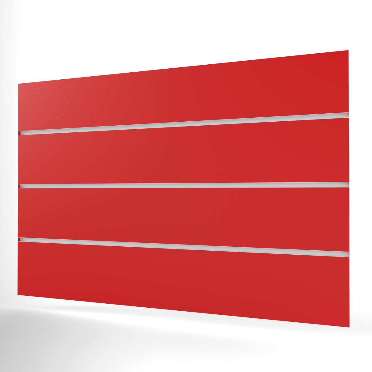 Red Slatwall Panel (1200mm x 800mm)