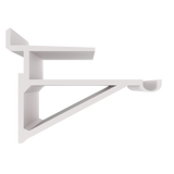 Hyllbärare Färglös Aluminium