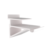 Hyllbärare Färglös Aluminium