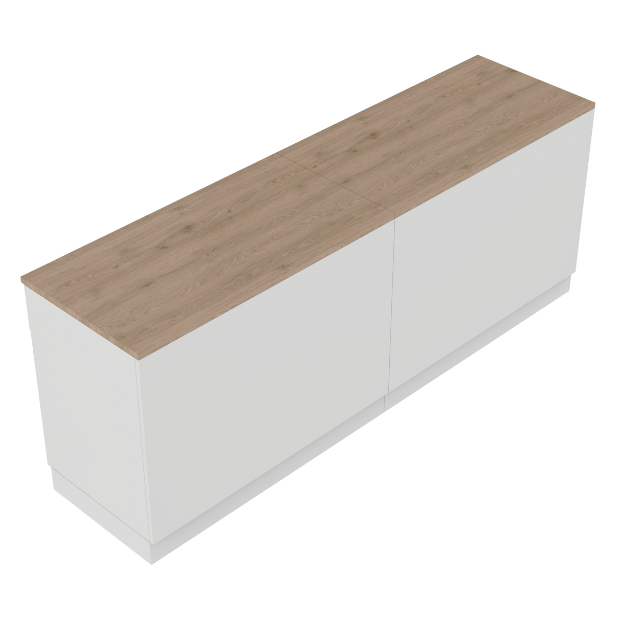 Butiksdisk I, Vit/Ek