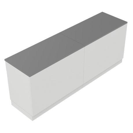 Butiksdisk I, Vit/Grå