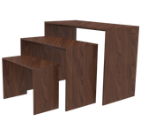 Table d'affichage Noyer