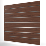 Walnoot Slatwall Paneel (1200mm x 1200mm) 4ft x 4ft