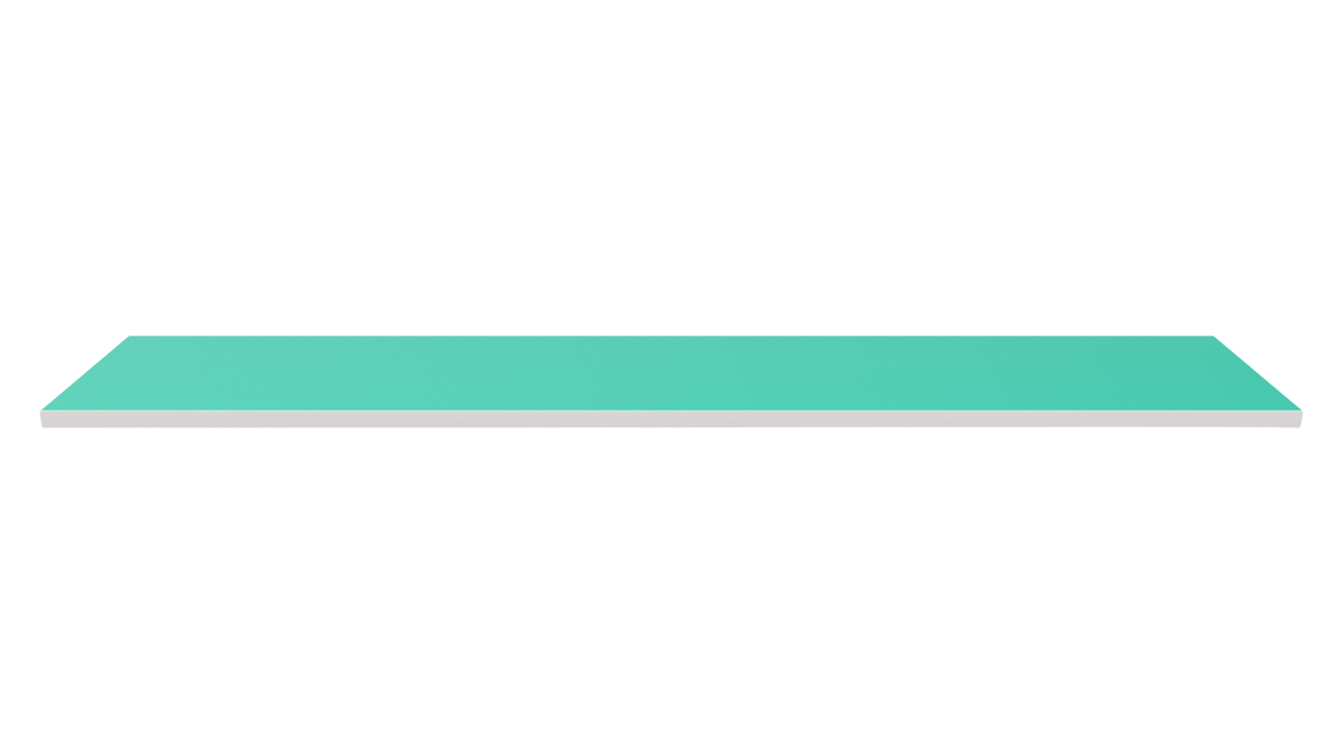 Houten plank 1200x300 teal