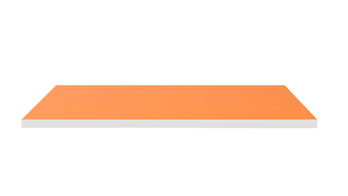 Dřevěná police 600x300 Oranžová