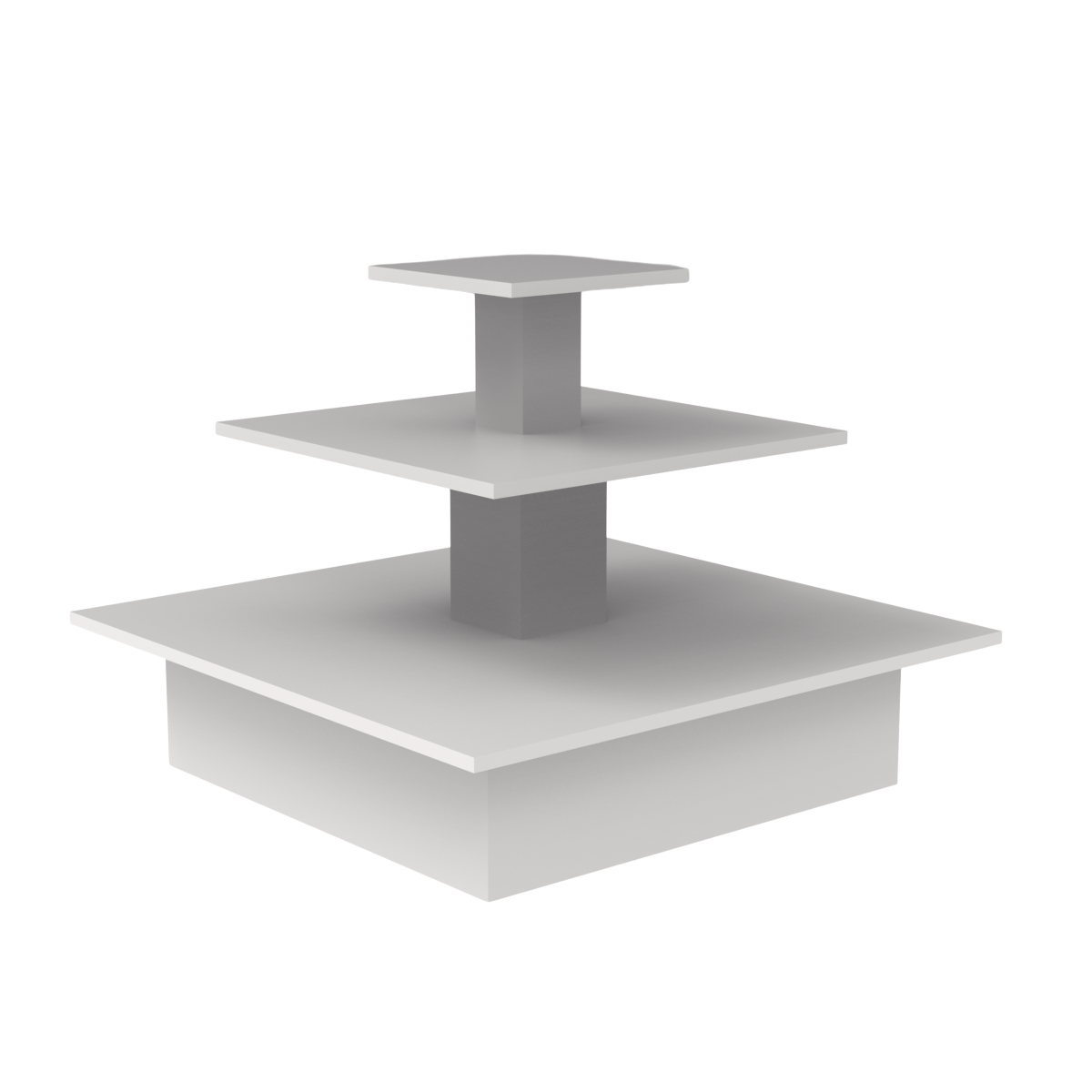 Pyramidový stůl Bílý