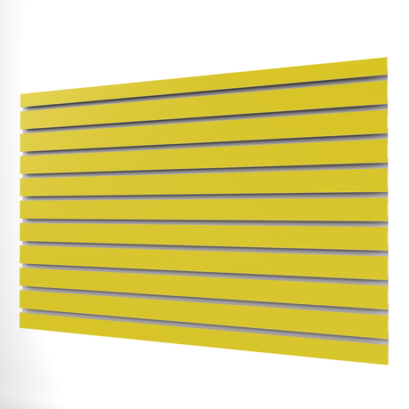 Yellow Slatwall Panel (1200mm x 800mm)