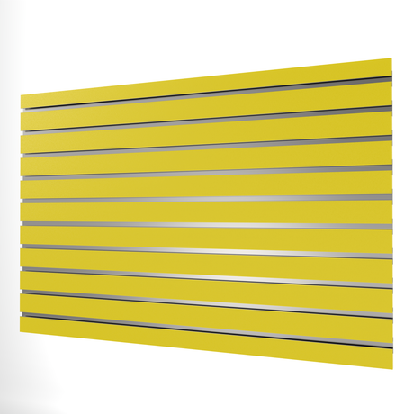 Yellow Slatwall Panel (1200mm x 800mm)
