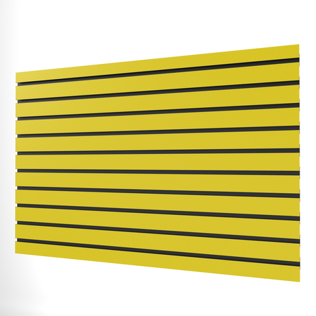 Yellow Slatwall Panel (1200mm x 800mm)