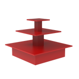 Pyramid table Red