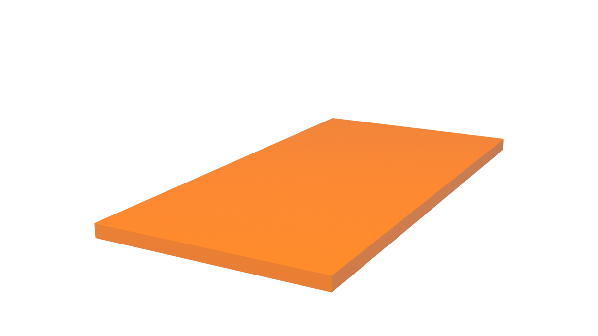 Trähylla 600x300 Orange