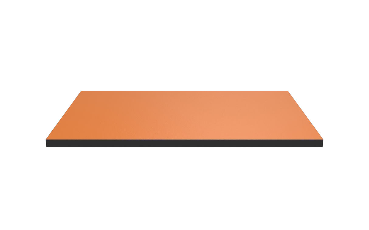Wooden Shelf 600x400 Orange